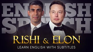 ENGLISH SPEECH  RISHI SUNAK amp ELON MUSK AI and the Future of Work English Subtitles [upl. by Aurita]