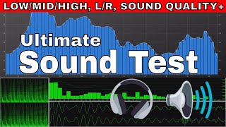 Test Your SpeakersHeadphone Sound Test LowMidHigh LR Test Bass Test Quality Frequency Range [upl. by Susana]