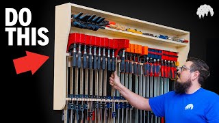 This Solution’s Both Clever and Surprising Clamp Storage Rack [upl. by Eiral]