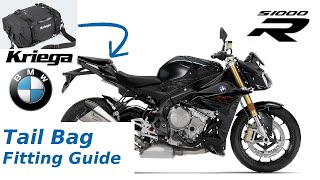 Kriega US20 Tail Bag Fitting Guide  BMW S1000R and S1000RR [upl. by Eyma859]