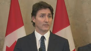 Justin Trudeau says invoking the Emergencies Act quotwas the necessary thing to do toquot [upl. by Maitilde]