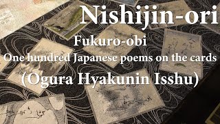 Nishijinori Korin karuta Ogura Hyakunin Isshu [upl. by Yenruogis]