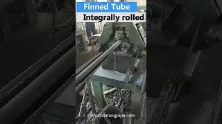 How is the Integral rolling finned tube aluminum finned tube produced workshop production process [upl. by Eiten]