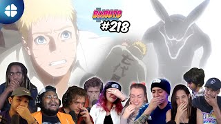 💔Kuramas Death Reaction MASHUP 😭🦊 Boruto 218 Part 2 🇯🇵 [upl. by Hardan]