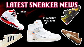 Latest Sneaker News Off White x Jordan 1 Jordan 5 Fire Red Wales Bonner x Adidas Bad Bunny x Messi [upl. by Tnilk898]