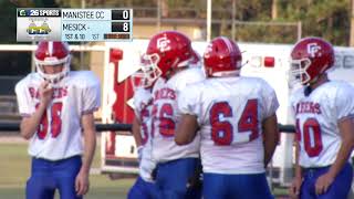 High School Football 091517 Manistee Catholic Central at Mesick  1st [upl. by Annahsor]