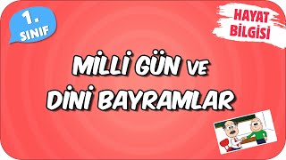 Milli Gün ve Dini Bayramlar 📕 1Sınıf Hayat Bilgisi 2024 [upl. by Asined]