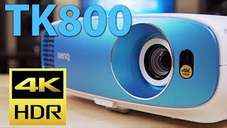 BenQ TK800 Review  Budget 4K HDR Projector [upl. by Nesnah]