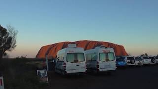 UluruKata Tjuta National Park  Driving through at Sunset [upl. by Dolley]