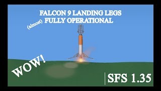 FALCON 9 LANDING LEGS  SFS 135 [upl. by Greenberg]