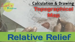 Relative relief  Topographical Map [upl. by Weiman]