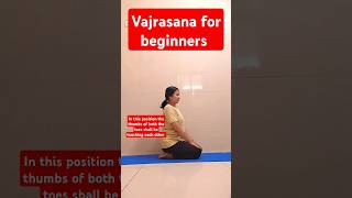 vajrasana for beginners shortvideo [upl. by Paul895]