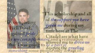 Thank you Citadel Scholarship Donors [upl. by Reichert]