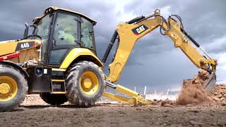 Cat® 440 and 450 Backhoe Loader Overview [upl. by Ahsinnor154]