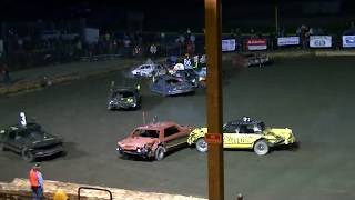 CLALLAM COUNTY DEMOLITION DERBY 2019  MAIN FINAL  RIP73 73RIP [upl. by Annaj]