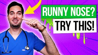 How to get rid of a runny and stuffy nose fast in 1 minute remedy [upl. by Ailito]