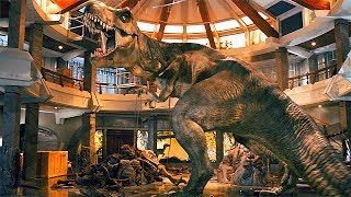 TRex vs the Raptors Scene  Jurassic Park 1993 Movie Clip HD [upl. by Britta]