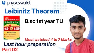 Leibnitz Theorem 02  Successive Differentiation  Bsc 1st Year TU  calculus leibnitztheorem [upl. by Rediah772]