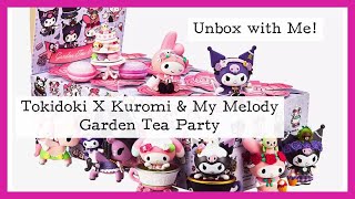 Unbox with Me Tokidoki x Kuromi amp My Melody Garden Tea Party Blind Boxes 😊🫖☕️💝🤩 [upl. by Assirolc]