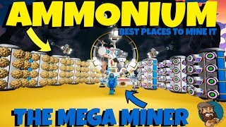 ASTRONEER  AMMONIUM TIPS AND TRICKS WITH THE MEGA MINER [upl. by Yezdnil984]