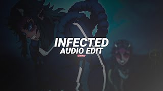 infected slowed  reverb  sickick edit audio [upl. by Fillander225]