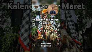 Klik👆Download Kalender Bali Maret 2025 PDF enkosa [upl. by Sternlight187]