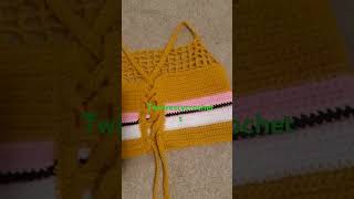 New tutorial  Halter top crochet crochetprojects crochetpatterns crochettop [upl. by Curnin]