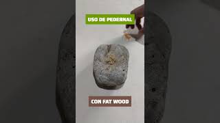 Uso de Pedernal o Ferrocerio con Madera Fat Wood en Jaikercr [upl. by Sinnel]