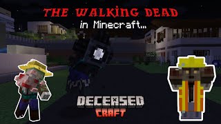 Minecraft becomes The Walking Dead in DeceasedCraft [upl. by Lebasy]