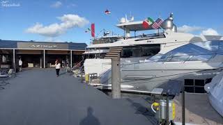 2023 FLIBS Azimut Yachts Display SkipperBuds [upl. by Laehplar]