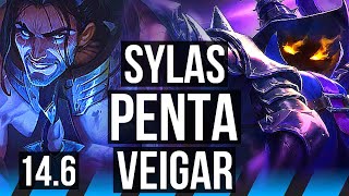 SYLAS vs VEIGAR MID  Penta Legendary 22511 400 games  BR Master  146 [upl. by Edmonds]