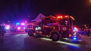 🎄🎄 Fire Department Holiday Christmas Parade 2023 Wallington NJ🎄🎄 [upl. by Arded]