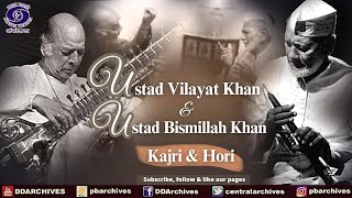 Ustad Vilayat Khan And Ustad Bismillah Khan  Kajri amp Hori  Jugalbandi [upl. by Amein]