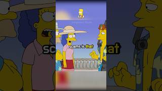 Fate of the Scammer Who Betrayed the Simpsons🥴 simpsons shorts [upl. by Ullund259]