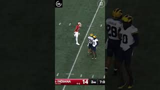 The Hoosiers down Michigan to stay UNDEFEATED [upl. by Seessel]