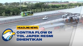 Rekayasa Lalin Contra Flow di Tol Japek Telah Dihentikan Pagi Ini [upl. by Catharine26]