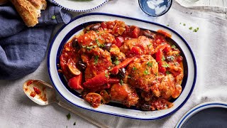 Easy slow cooker Chicken Cacciatore [upl. by Madden]