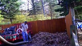 11HP giant vac leaf loader [upl. by Tamera]