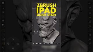 ZBrush for Ipad 60 Sec Quick Start Tutorial [upl. by Ellennahs]