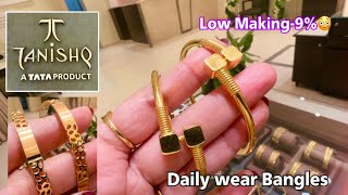 Tanishq Latest 22k Gold Bangle Designs with PriceDaily Were Gold Bangle designsGold BangleDeeya [upl. by Huldah]