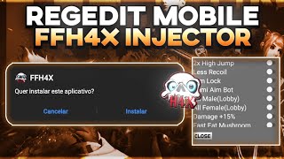 ATUALIZADO 😱FFH4X MOD MENU INJECTOR PARA A NOVA ATUALIZAÇÃO NO FREE FIRE ANTI BAN GRÁTIS 😱 [upl. by Padegs]