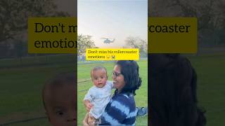 quotUp Close with a Plane Babys Reaction to a Nearby Flightquot shortsfeed babyboy shortvideo viral [upl. by Nailij]