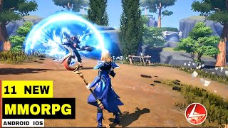 Top 11 Best New MMORPG Android games amp iOS  Top New MMORPG for mobile [upl. by Gratiana]