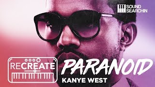 ReCreate Kanye West  Paranoid  Sound Searchin [upl. by Barina]