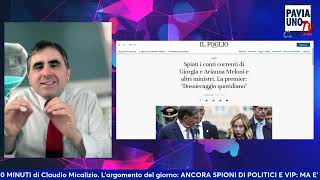 10 MINUTI  ANCORA SPIONI DI POLITICI E VIP MA E SOLO COLPA DI UN IMPIEGATO quotINFEDELEquot [upl. by Alacim]