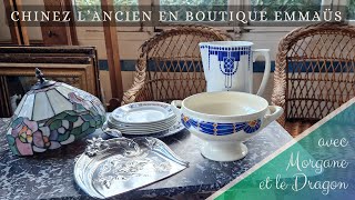 Virée brocante dans une boutique Emmaüs Hauts de France  Vlog 1 octobre 2023 [upl. by Ammadas996]