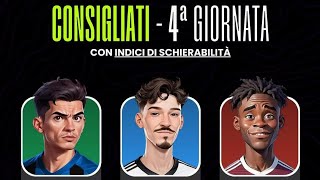 🕵️‍♂️ Consigliati di giornata 4° grazie Fantalab per le vostre formazioni da schierare fantacalcio [upl. by Dart869]