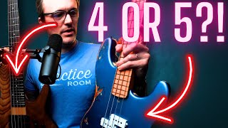 4 String or 5 String Bass  Which Should You PRACTICE With [upl. by Alber]