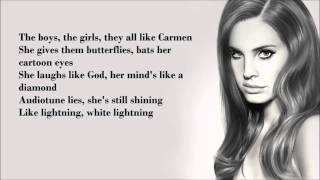 Lana Del Rey Carmen lyrics [upl. by Lewap913]