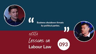 Lessons On Labour Law  Episode 093 [upl. by Ruscher]